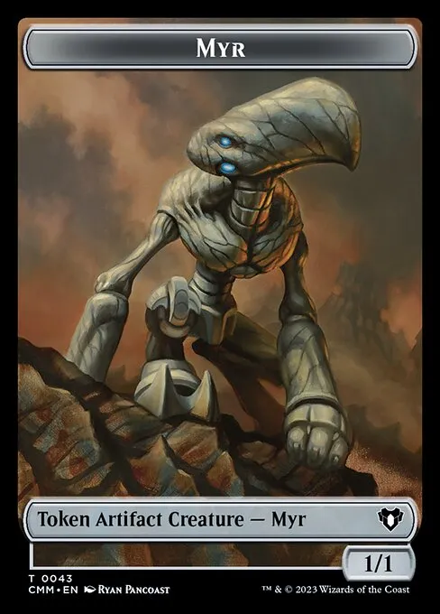 Myr · Commander Masters Tokens 43/81