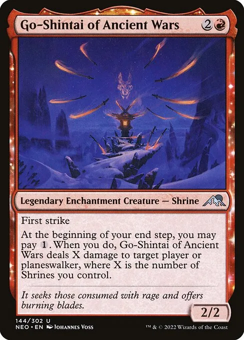 Go-Shintai of Ancient Wars · Kamigawa: Neon Dynasty 144/531