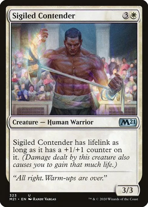 Sigiled Contender · Core Set 2021 323/397