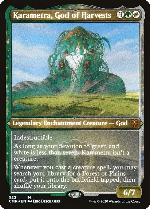 Karametra, God of Harvests · Commander Legends 522/718