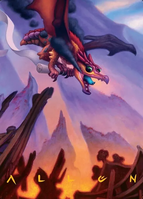 Scavenger Regent // Scavenger Regent · Tarkir: Dragonstorm Art Series 45/54