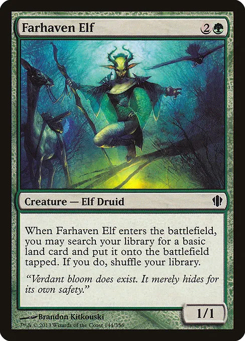 Farhaven Elf · Commander 2013 144/356
