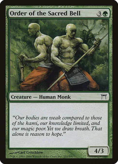 Order of the Sacred Bell · Champions of Kamigawa 232/307