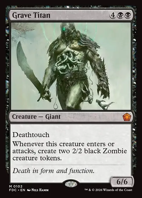 Grave Titan · Foundations Commander 102/3