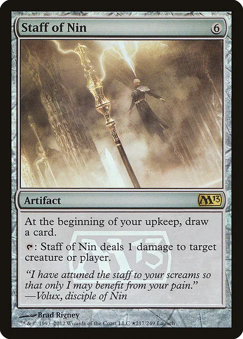 Staff of Nin · Magic 2013 Promos 217★/6