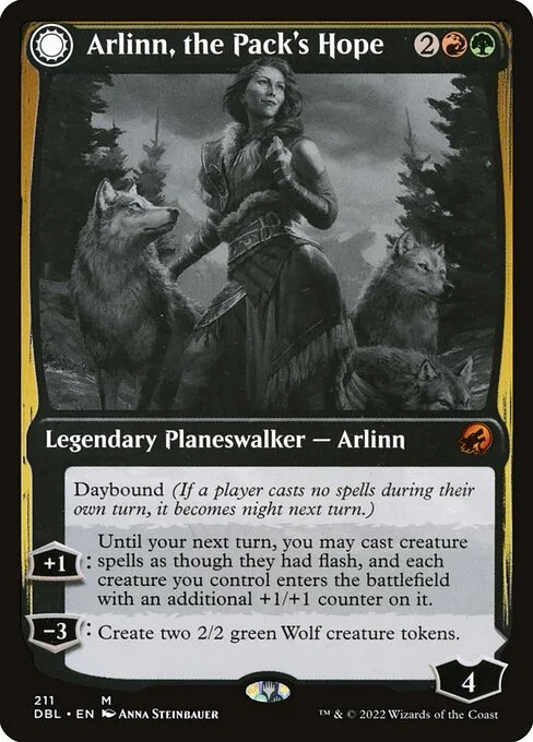 Arlinn, the Pack's Hope // Arlinn, the Moon's Fury · Innistrad: Double Feature 211/535