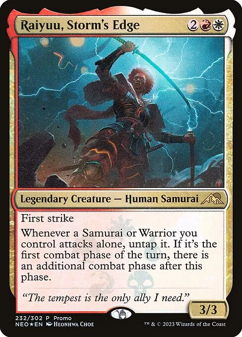 Raiyuu, Storm's Edge · Kamigawa: Neon Dynasty Promos 232★/148