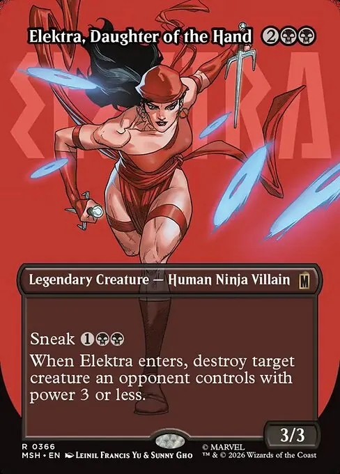 Elektra, Daughter of the Hand · Marvel Super Heroes 366/24
