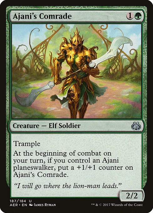 Ajani's Comrade · Aether Revolt 187/197