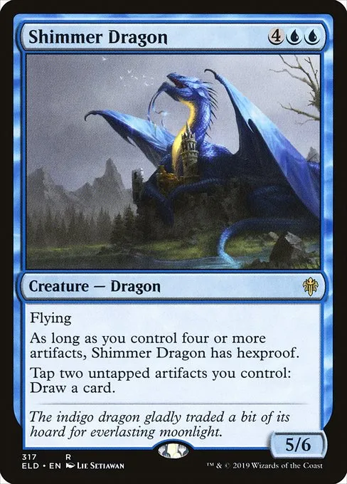 Shimmer Dragon · Throne of Eldraine 317/398