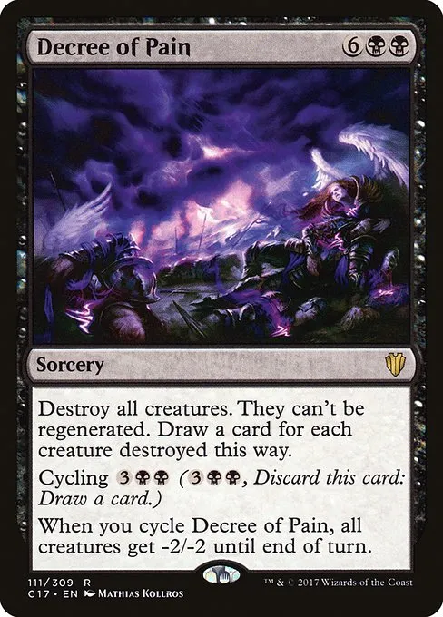 Decree of Pain · Commander 2017 111/309
