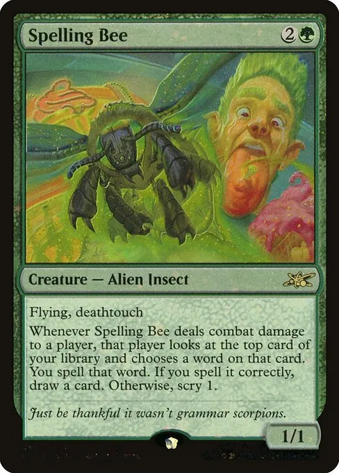 Spelling Bee · Unfinity 441/639