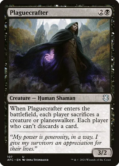 Plaguecrafter · Forgotten Realms Commander 107/331