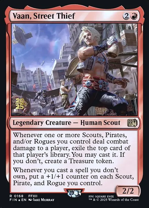 Vaan, Street Thief · Final Fantasy Promos 168s/94