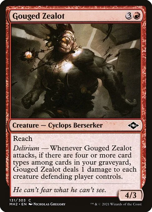 Gouged Zealot · Modern Horizons 2 131/493