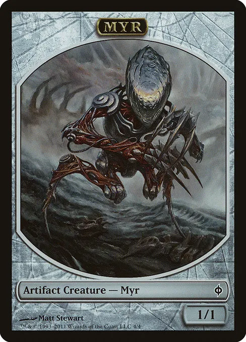 Myr · New Phyrexia Tokens 4/5