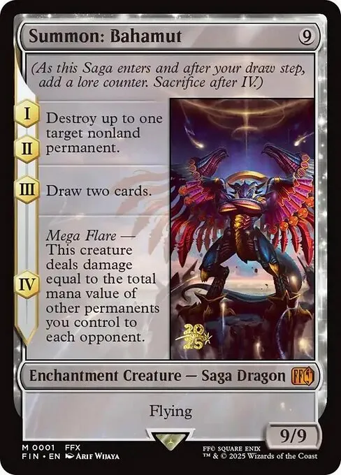 Summon: Bahamut · Final Fantasy Promos 1s/94