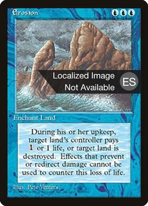 Erosion · Fourth Edition Foreign Black Border 70/378