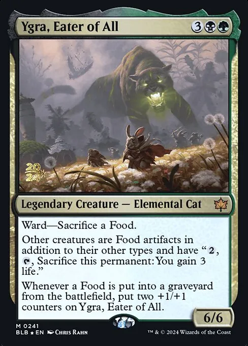 Ygra, Eater of All · Bloomburrow Promos 241s/160