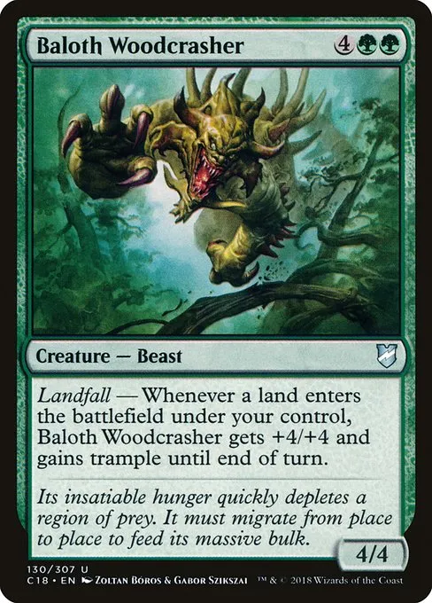 Baloth Woodcrasher · Commander 2018 130/307