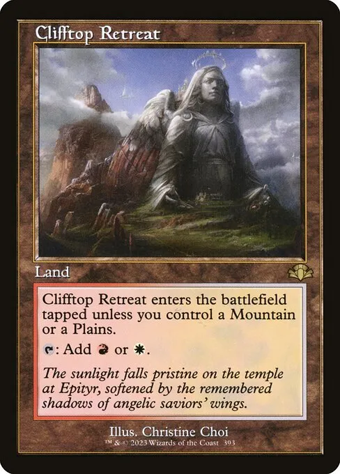 Clifftop Retreat · Dominaria Remastered 393/457