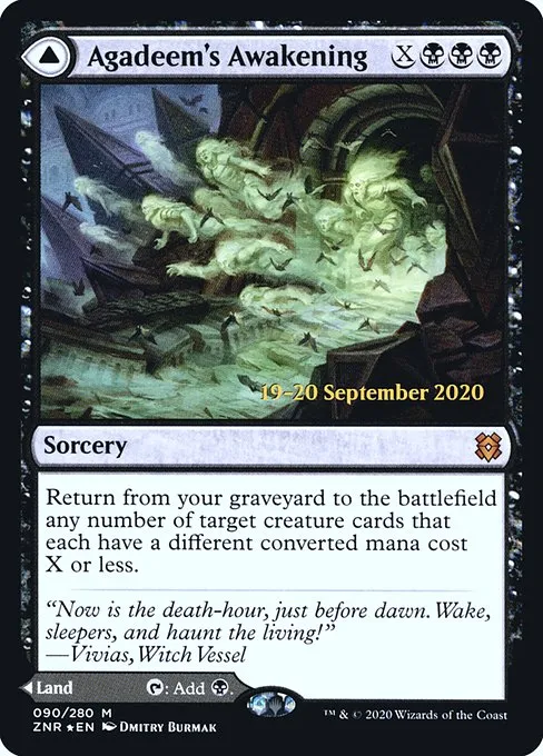 Agadeem's Awakening // Agadeem, the Undercrypt · Zendikar Rising Promos 90s/153