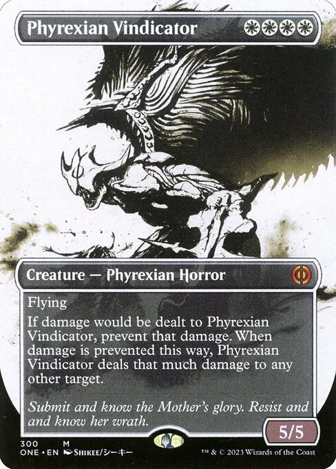 Phyrexian Vindicator · Phyrexia: All Will Be One 300/479