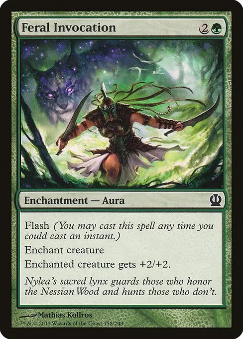 Feral Invocation · Theros 158/249