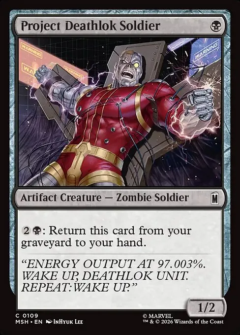 Project Deathlok Soldier · Marvel Super Heroes 109/24