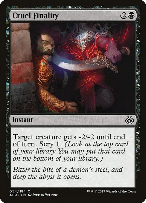 Cruel Finality · Aether Revolt 54/197