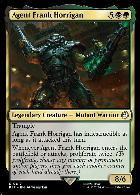 Agent Frank Horrigan · Fallout 617/1068