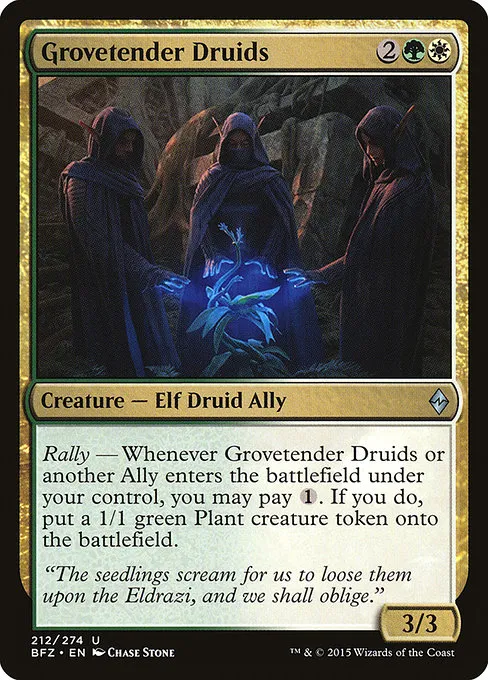 Grovetender Druids · Battle for Zendikar 212/299