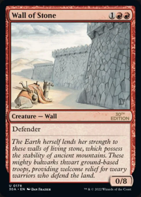 Wall of Stone · 30th Anniversary Edition 178/594
