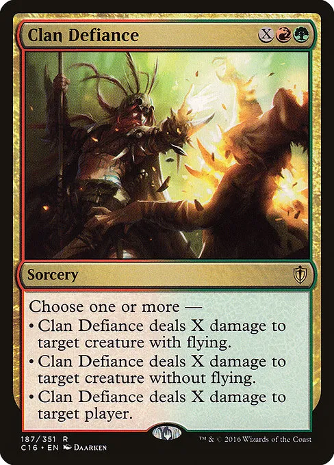 Clan Defiance · Commander 2016 187/351
