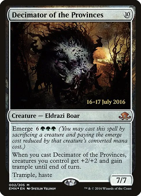 Decimator of the Provinces · Eldritch Moon Promos 2s/77