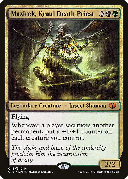 Mazirek, Kraul Death Priest · Commander 2015 48/342