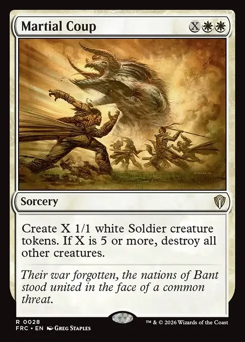 Martial Coup · Reality Fracture Commander 28/2