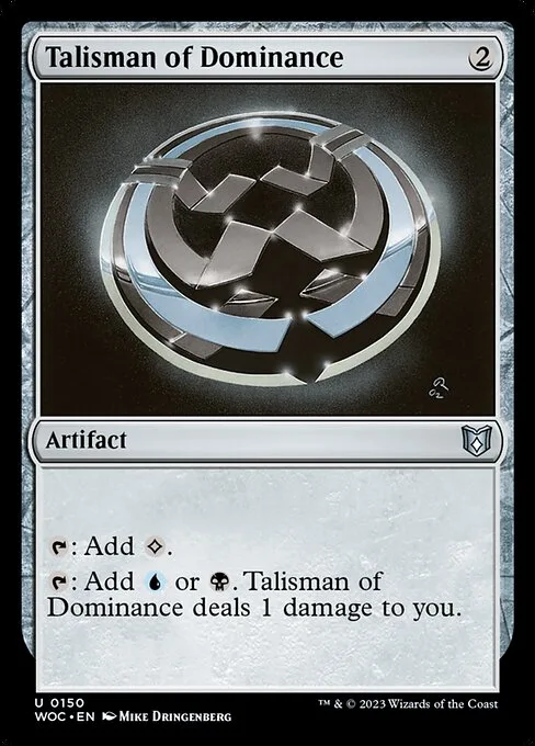 Talisman of Dominance · Wilds of Eldraine Commander 150/173