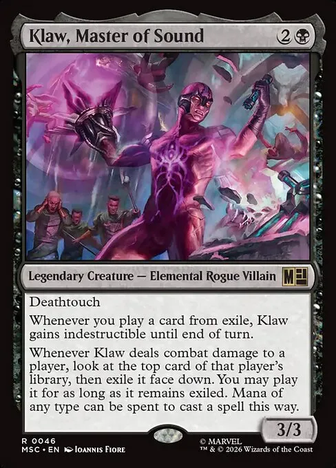Klaw, Master of Sound · Marvel Super Heroes Commander 46/9