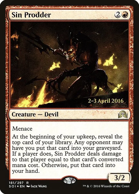 Sin Prodder · Shadows over Innistrad Promos 181s/90