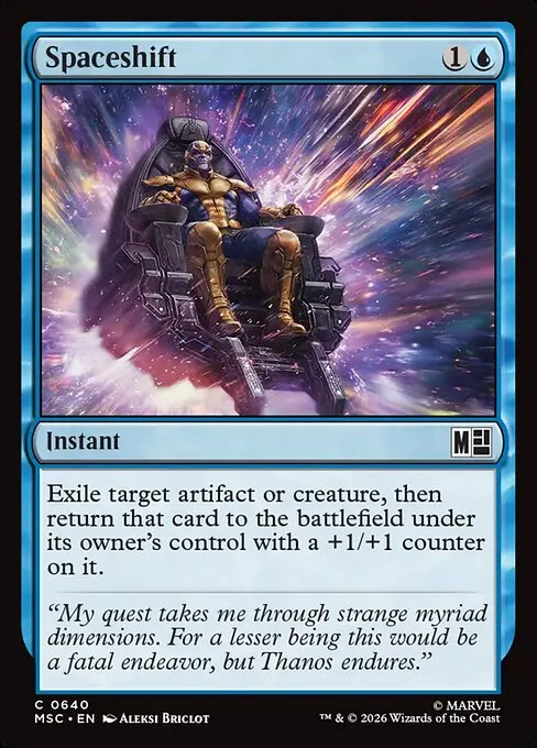 Spaceshift · Marvel Super Heroes Commander 640/9