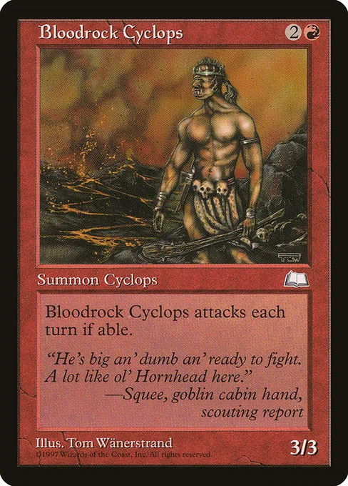 Bloodrock Cyclops · Weatherlight 90/167
