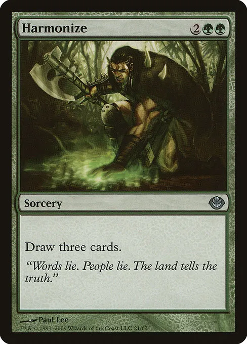 Harmonize · Duel Decks: Garruk vs. Liliana 21/63