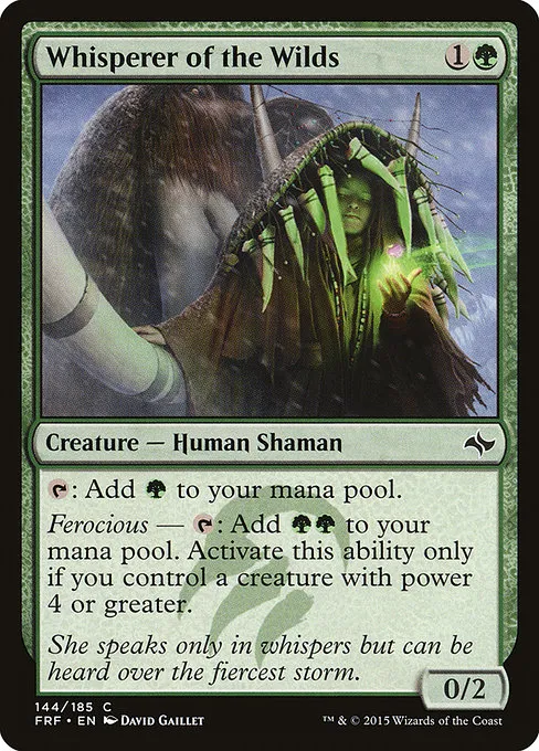 Whisperer of the Wilds · Fate Reforged 144/191
