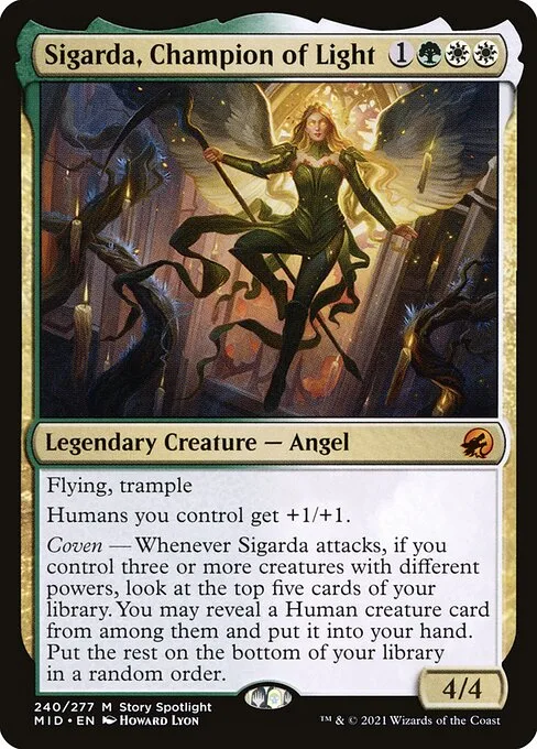 Sigarda, Champion of Light · Innistrad: Midnight Hunt 240/399