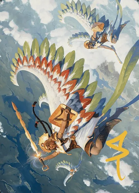 Resplendent Angel // Resplendent Angel · The Lost Caverns of Ixalan Art Series 5/81