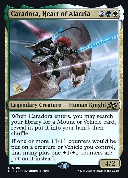Caradora, Heart of Alacria · Aetherdrift Promos 195s/160
