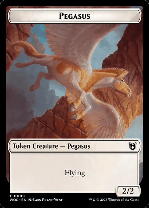 Pegasus · Wilds of Eldraine Commander Tokens 9/10