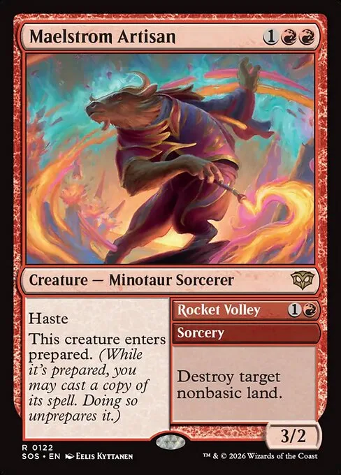 Maelstrom Artisan // Rocket Volley · Secrets of Strixhaven 122/368