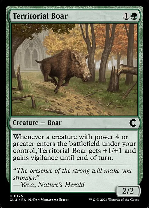 Territorial Boar · Ravnica: Clue Edition 175/284